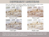 6 Piece Dining Table Set with Bench, Wooden Rectangular Kitchen Table Set with Bench and 4 16237770