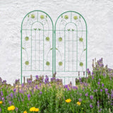 4 Pack Metal Garden Trellis 71" x 19.7" Rustproof Trellis for Climbing Plants Outdoor Flower Support W1586135449