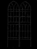 2 Pack Metal Garden Trellis 78.7" x 19.7" Rustproof Trellis for Climbing Plants Outdoor Flower W1586104663