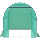 Walk-in Tunnel Greenhouse, 9.8 x 6.6 x 6.6 ft Portable Plant Hot House w/ Galvanized Steel Hoops, 1 W3280P326649