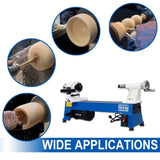 Benchtop Lathe 10" x 18" Lathe Machine 5 Variable Speeds 500/750/1150/1800/3200RPM Mini W46563696