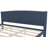 King Size Platform Bed, Solid Wood Platform Bed with Support Slats and Strong Structure, No Box W1580P542617