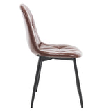 Dining Chairs Set of 2, Upholstered Faux Leather Dining Room Chairs, Modern Kitchen Chairs with W3112P254918