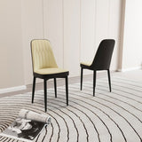 A set of 2 dining chair, modern style chair made of high-quality PU Leather fabric with thick soft W2189P166108