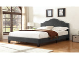 Gray Cal King Upholstered Bed B361P497722