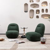 Larger Luxury Modern Swivel Accent Chair, Tight Back Ice Flower Velvet Sofa Chair, Minimalist Style W2664P256527