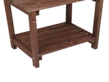 Rectangular Wood Side Table Light Brown 64934750