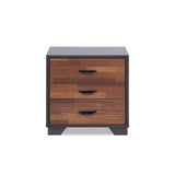 Eloy Walnut & Espresso Finish Accent Table B2726P271346