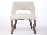 Wooden Dining Chairs Set of 2, Modern Fabric Upholstered Dining Room Chair Kitchen Chairs, Farmhouse 43316187
