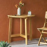 WESTMONT HALF-ROUND BISTRO TABLE, NATURAL 65324.00