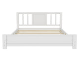 Twin Size Platform Bed Frame Headboard, Solid Wood Low Profile Platform Bed Frame, Floor Bed W1580P438797