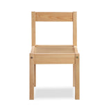 Della 3-Piece Solid Wood Kids Table & Two Chair Set, Natural B022P174730