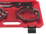 7-Piece Piston Ring Compressor 73-111mm fit for Car Engine Service Ratchet Set 01576397