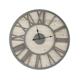 ZNTS 23.6" Wood Wall Clock B03598870