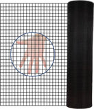 36 inch50 ft Black Vinyl Coated Hardware Cloth 19 Gauge 1/4 inch Black PVC Hardware Cloth, Black W2286P160456