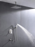 Shower system combo with hand shower, 16 inch shower head and tub spout W2287141164