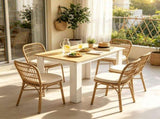 47" Dining Table for 4-6 OModern Rectangular Kitchen Table 55922620
