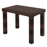 ZNTS Bar Table Brown Gradient （ONLY table） 07380505