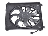 Right Radiator Cooling Fan Assembly with Shroud 6008358-00-D Fits for Tesla Model S 2012-2020 Black 00644216