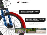 S26102 26 Inch Mountain Bike, Shimano 21 Speeds with Mechanical Disc Brakes, High-Carbon Steel W709P284588