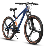 ZNTS A27302M Ecarpat Mountain Bike 27.5 Inch Wheels, 21 Speed Road Bicycle with Dual Disc Brakes for Men W709P168696