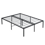 King Size Bed Frame , Heavy Duty Metal Bed Frame , Quick & Easy Assembly, No Noise, Black W311P282481