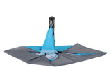 Fiberglass Pole Oxford Cloth Quick-Open Free Ride Beach Tent Blue 64866189