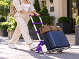 Portable Aluminium Cart Folding Dolly Push Truck Hand Collapsible Trolley Luggage Purple 09846099