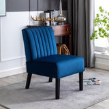 Reese Mid Century Modern Accent Chairs Set of 2 with Minimalist Design, Elegant Velvet Upholstery B2735P271030