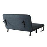 55 Convertible Chair Bed, Tri-Fold Sofa Bed with Adjustable Backrest & Pillow, Leisure Chaise W1767106624