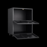 ZNTS Office furniture Copier Cabinet black 2 door steel copier stand mobile pedestal file Printer Stand 68358182