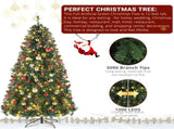 FCH 10ft Automatic Tree Structure PVC Material 1200 Lights Warm Color with Colorful 10 Modes with 75084216