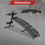 ZNTS Sit-up bench exercise equipment 42703661