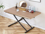 Modern minimalist multifunctional lifting table, with a 0.8-inch wood grain process sticker desktop W1512P511127