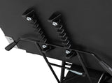 Beauty Bed, Model SBWDB, Black, PVC Upholstery, Iron Frame, 72in, Adjustable Backrest & Leg Angle, 51308411
