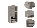 Light Grey 2-Shelf Bathroom Cabinet B06280563