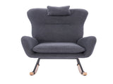 Teddy Upholstered Nursery Rocking Chair for Living Room Bedroom 02584169