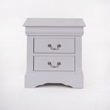 Louis Philippe III White Finish Nightstand B2726P261215