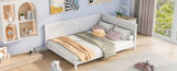 Full Size Wood Daybed/Sofa Bed, White WF297690AAK