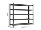 Garage Five Story Shelf, Capable Of Accommodating 2500 LBS, Adjustable Metal Shelf, Black, Requires 50733634