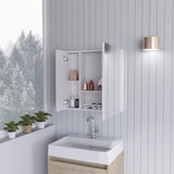 Sines Medicine Cabinet, Four Internal Shelves, Double Door -White B20092112