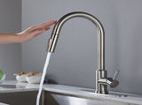 Touch Kitchen Faucet with Pull Down Sprayer-Brushed Nickel 57987813