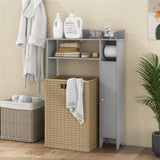 Gray bathroom cabinet, bathroom storage rack 77052113