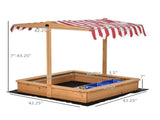 Kids Wooden Sandbox 60188699