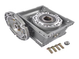 Worm Gear Speed Reducer MRV063 Gear Ratio 1001 56C Mounting Flange 0.57HP Rated Cast Aluminum 78103953