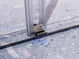 For 56-60 inches * 76 inches Frameless Double Sliding Shower Door in Matte Black , 3/8 inches W1552P239509