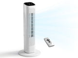 US Standard RTW-GR36 Tower Fan, 110V 45W, 36 Inch, Column Shape, White Plastic Body, Copper Motor, 13699804