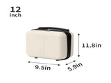 Non-TSA customs lock 5-in-1 PP trolley case, 12in, 16in, 20in, 24in, 28in, PP off-white 04402304