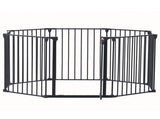 200" Adjustable Safety 8 Panels Play Yard Metal Doorways Fireplace Fence Christmas Tree Fence W206P150113