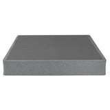 9 in. Twin Folding Mattress Box Spring Foundation Base, Polyester, Metal Frame B011P203029